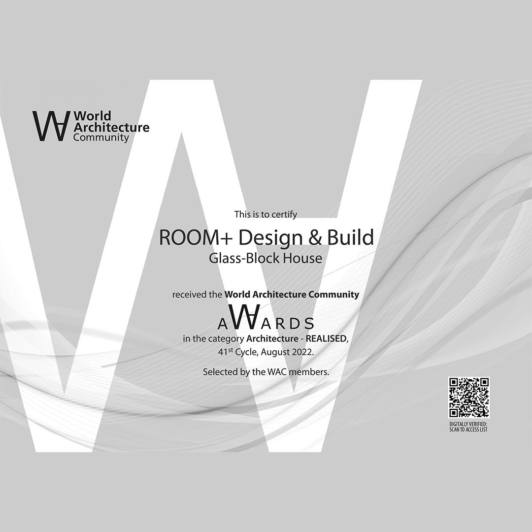 World Architecture Community Awards (WA Awards)- Circle 41st